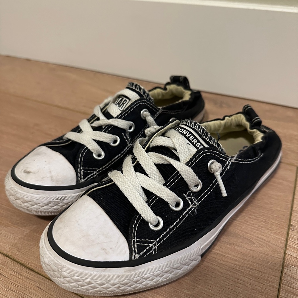Converse Kids Black and White Sneakers